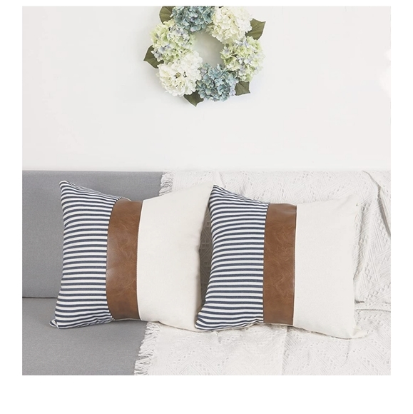 Sawyer Mill Ticking Stripe Pillow Case Set of 2 – VHC Brands  NEW  Set of 2 Farmhouse Decor Stripe Pillow Case